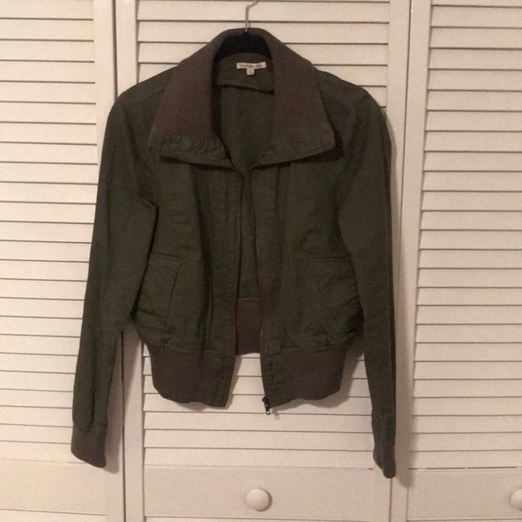 Army Green Bomber Jacket- Charlotte Russe - Picture 1 of 3